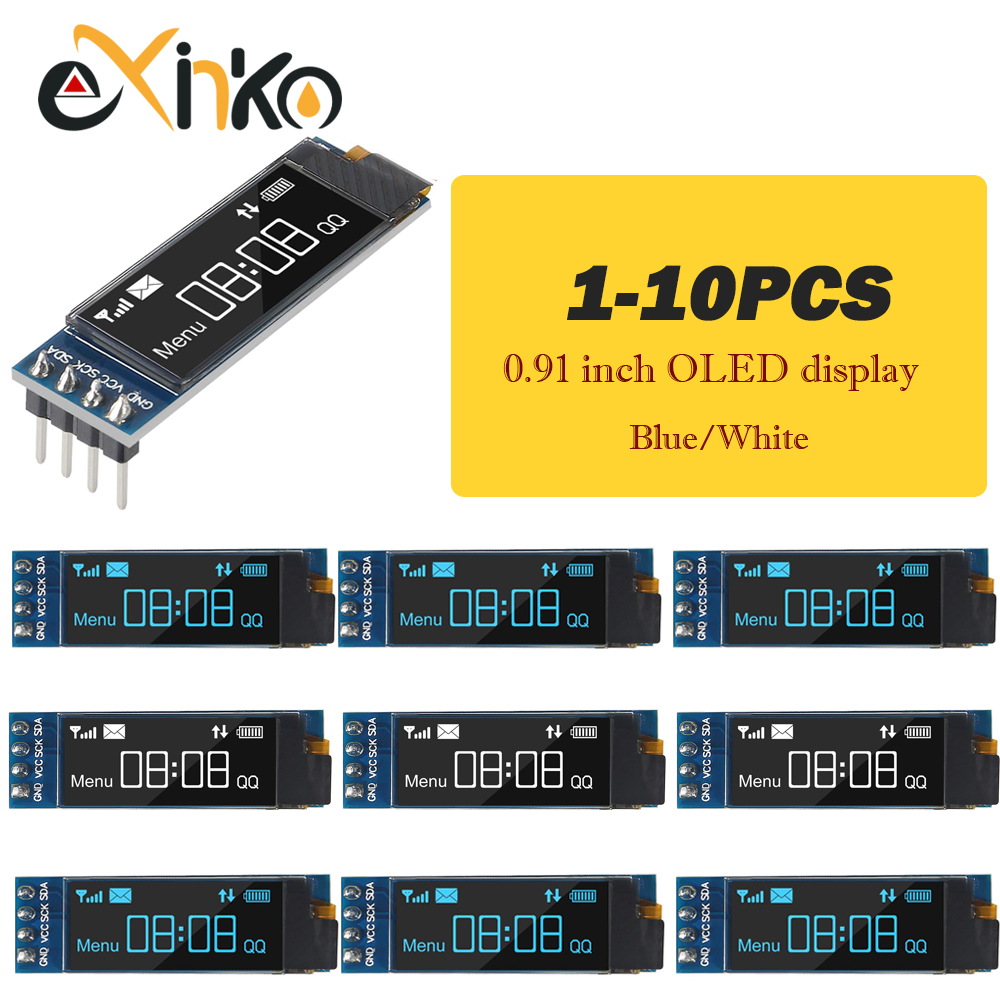 Ssd1306 - 1-10 adet 0.91 inç OLED Ekran