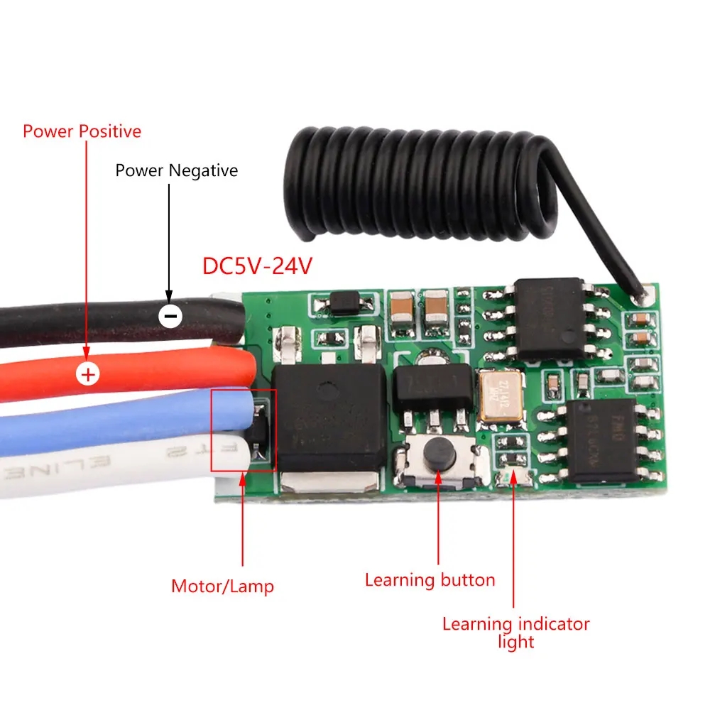 Joystick Module - DC 3.7V-24V 433MHz Mini Kablosuz RF