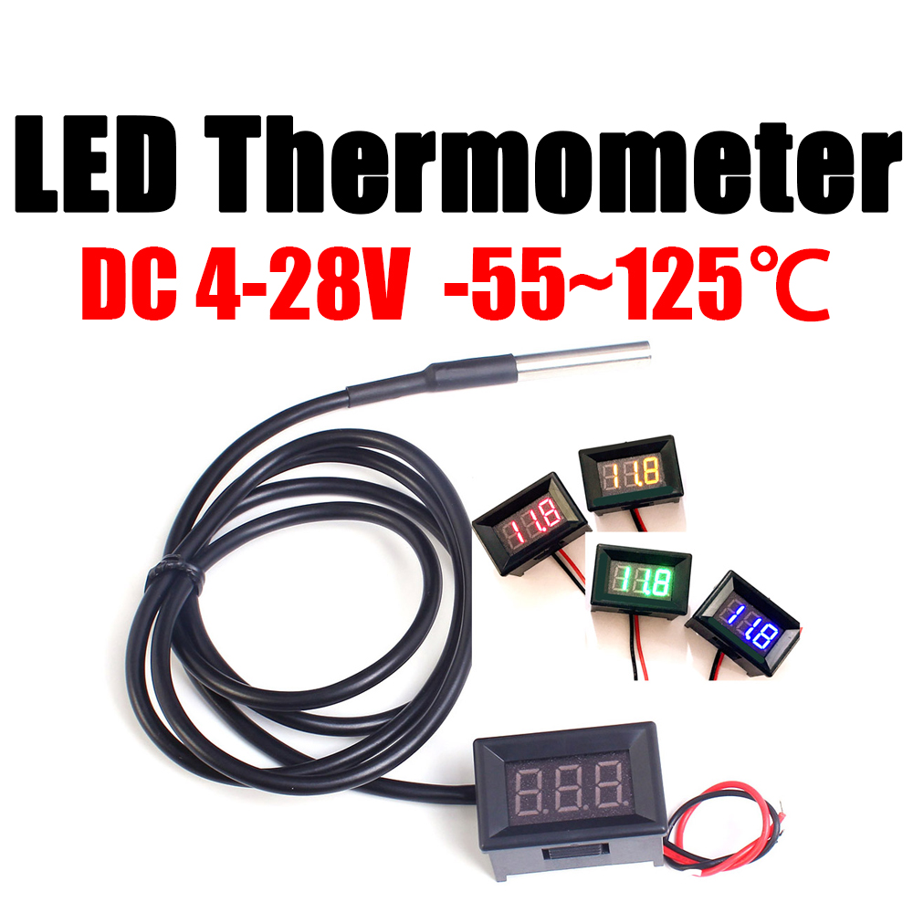Ds18B20 - DC 12V 24V DS18b20 LED Dijital