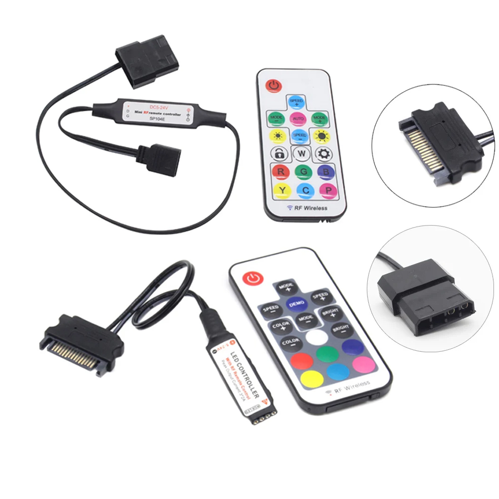 Ws2812B Strip 5V - SATA Molex RGB Denetleyici 5V 3Pin