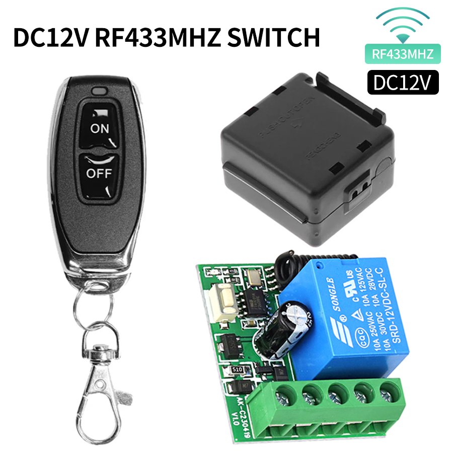 Joystick Module - 433MHz DIY kablosuz anahtarı DC12V anahtarı