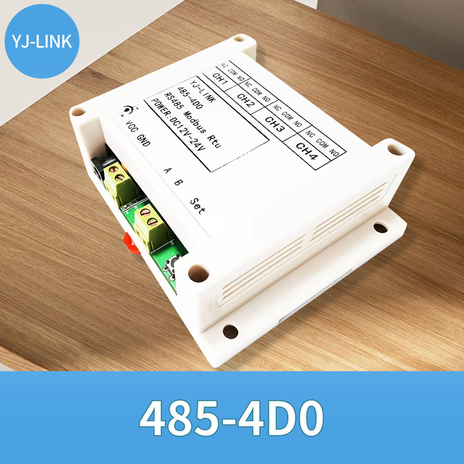 Relay Module 4 Channel - 485-4DO RS485 4 kanallı röle uzaktan