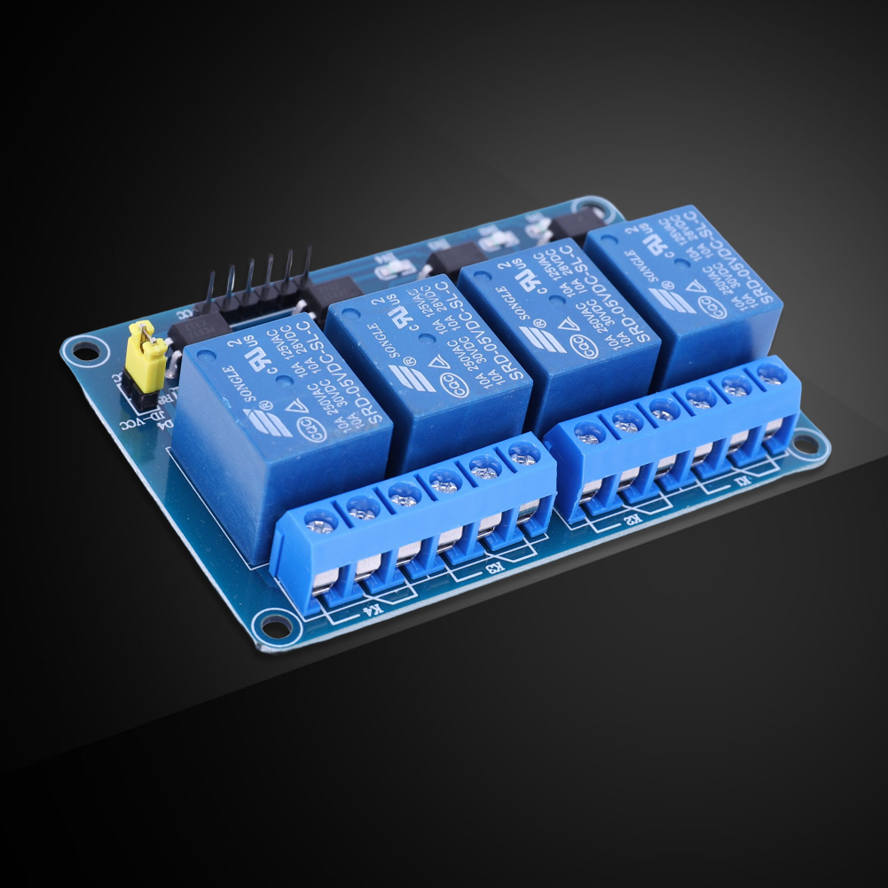 5V 12V 4 Kanal Röle Kartı Opto - Relay Module 4 Channel incelemesi ve fiyatı