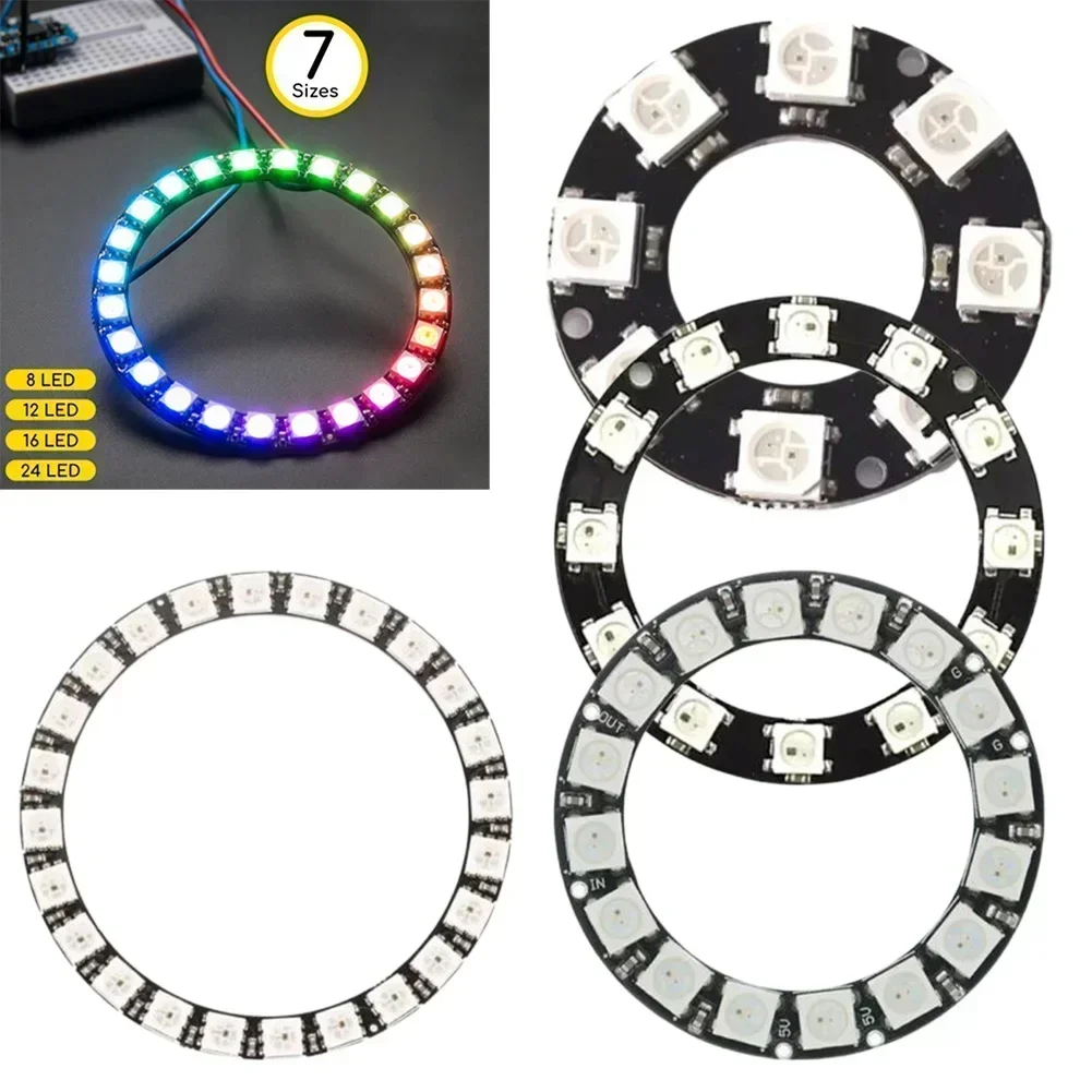 5 V LED Halka Bireysel Adresle - Neopixel incelemesi ve fiyatı