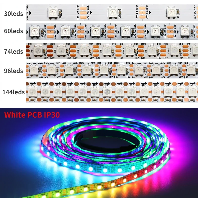 WS2812B Akıllı Led Şerit Işık  - Ws2812B Strip 5V incelemesi ve fiyatı