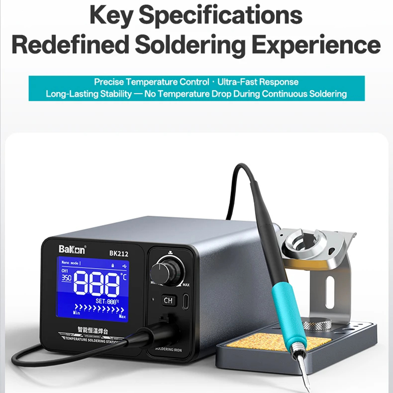 Bakon BK212 Akıllı Lehimleme İ - Soldering Iron Temperature Probe incelemesi ve fiyatı