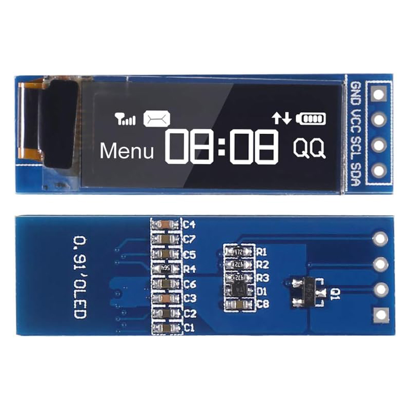 I2C OLED ekran modülü 0.91 inç - Ssd1306 incelemesi ve fiyatı