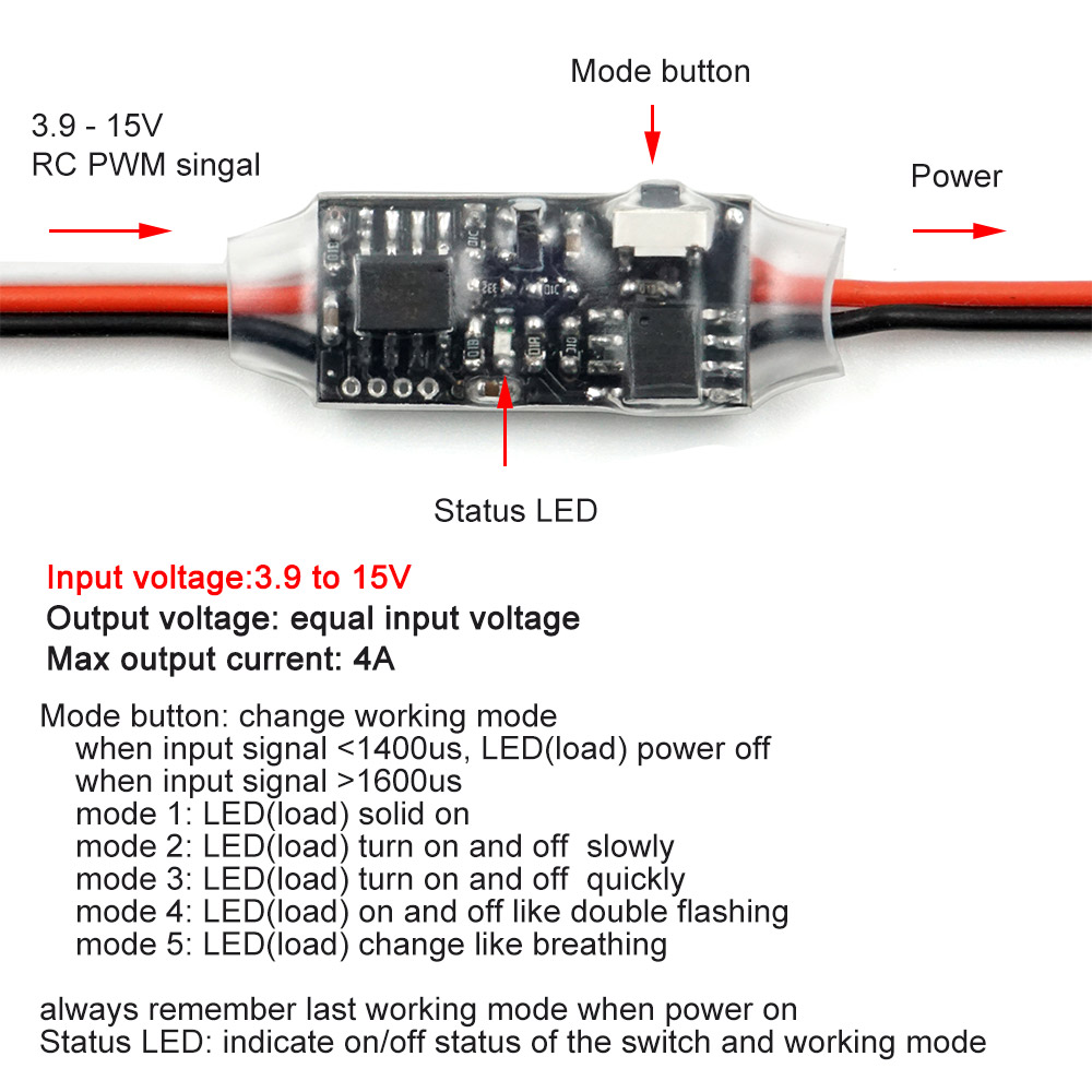 Çok modlu RC Uzaktan Elektroni - Relay Module 1 Channel incelemesi ve fiyatı