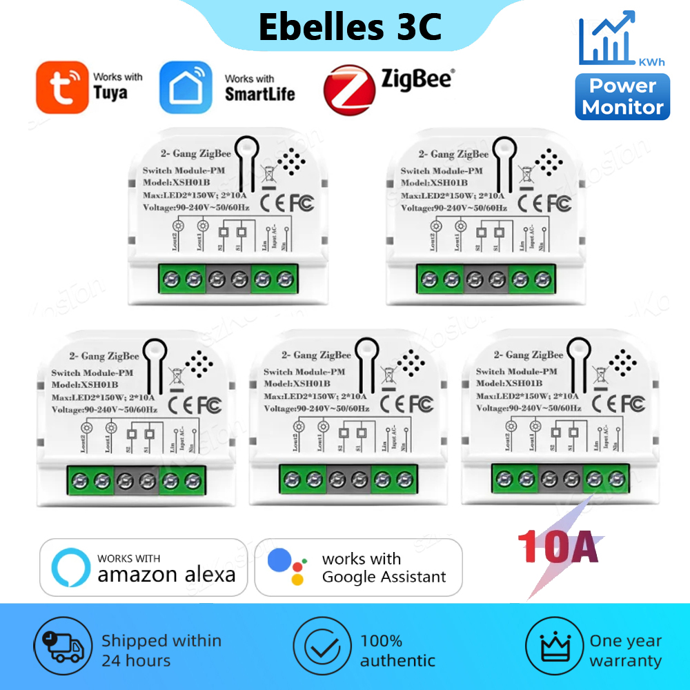 1/2 kanallar 10A Tuya ZigBee a - Relay Module 1 Channel incelemesi ve fiyatı