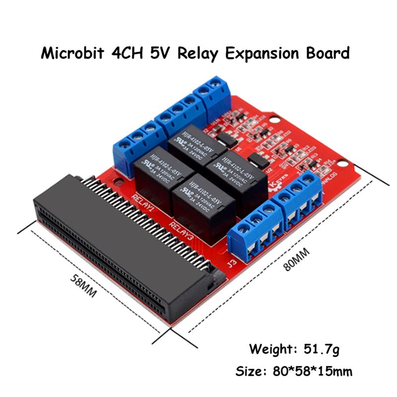 A64I Microbit 4 Kanal Röle Mod - Relay Module 4 Channel incelemesi ve fiyatı