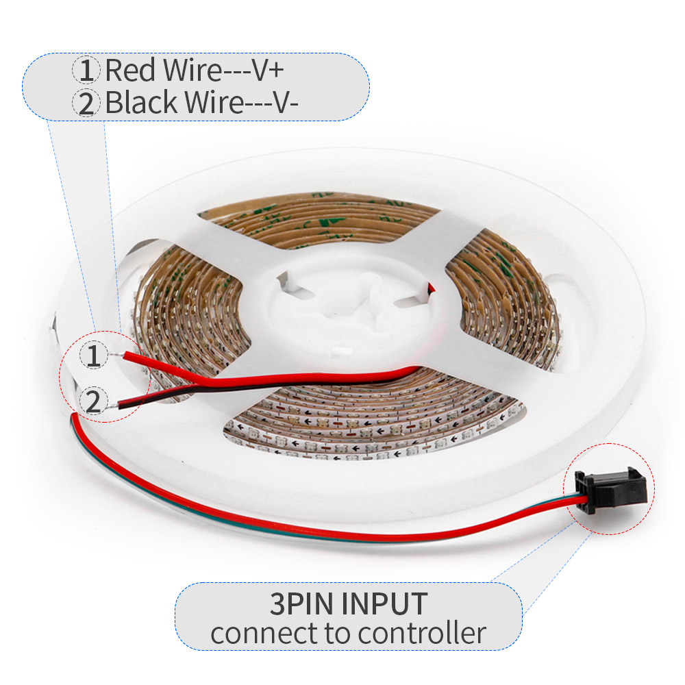 2.7mm WS2812B LED Şerit Ultra  - Ws2812B Strip 5V incelemesi ve fiyatı