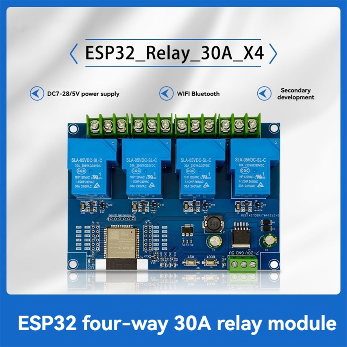 HDL 4 Kanal Röle Modülü 30A DC - Relay Module 4 Channel incelemesi ve fiyatı