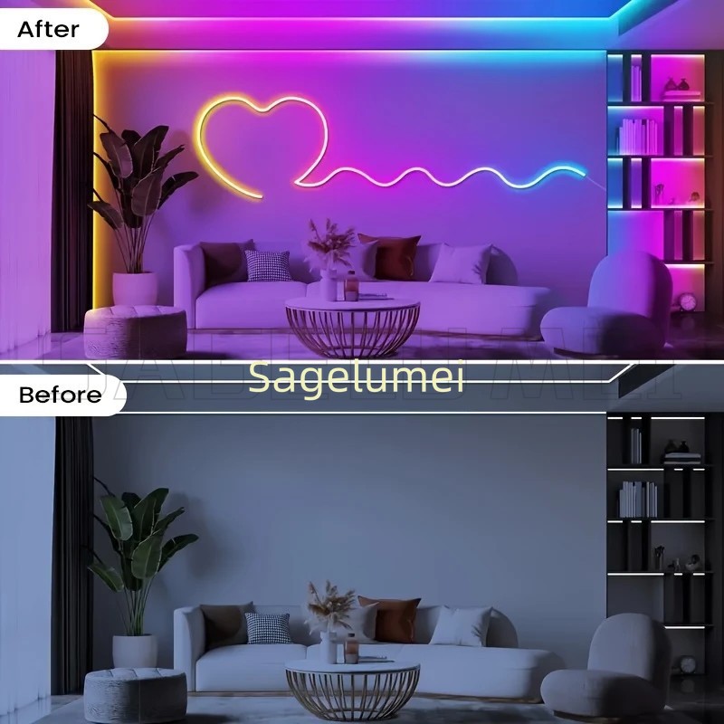 360 Glow Yuvarlak RGB Neon LED - Ws2812B Strip 5V incelemesi ve fiyatı