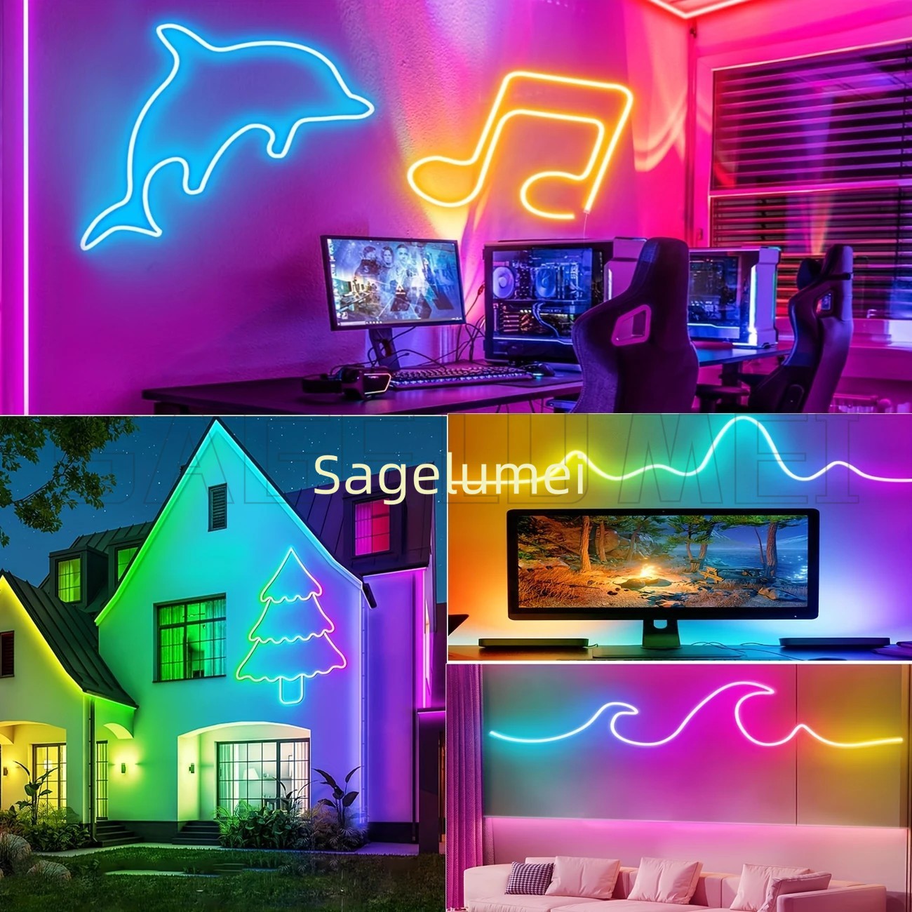 360 Glow Yuvarlak RGB Neon LED - Ws2812B Strip 5V incelemesi ve fiyatı